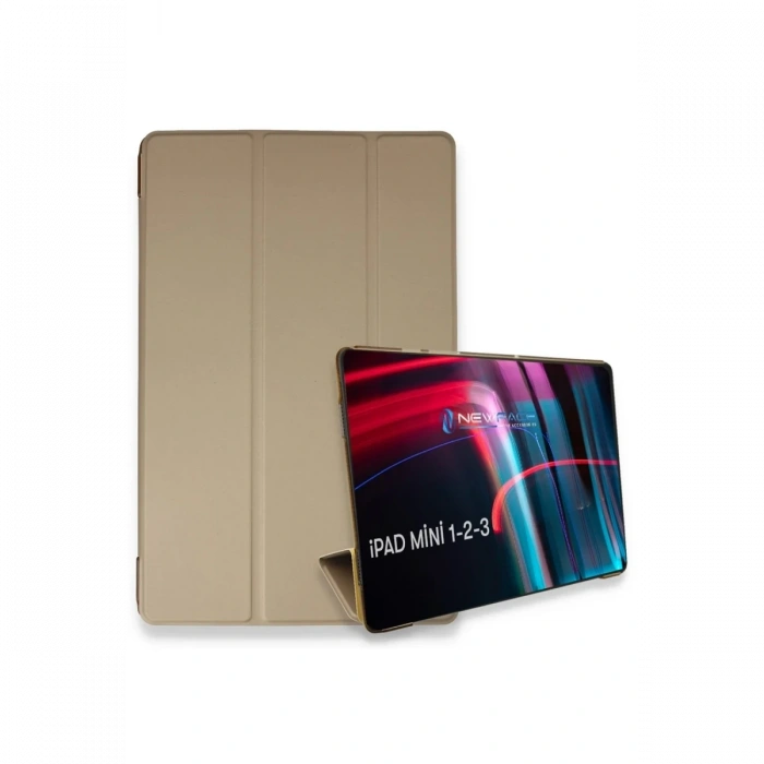 Mey İthalat®   iPad Mini 3 Kılıf Tablet Smart Kılıf - Gold