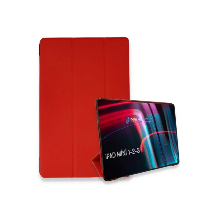 Mey İthalat®   iPad Mini 3 Kılıf Tablet Smart Kılıf - Kırmızı