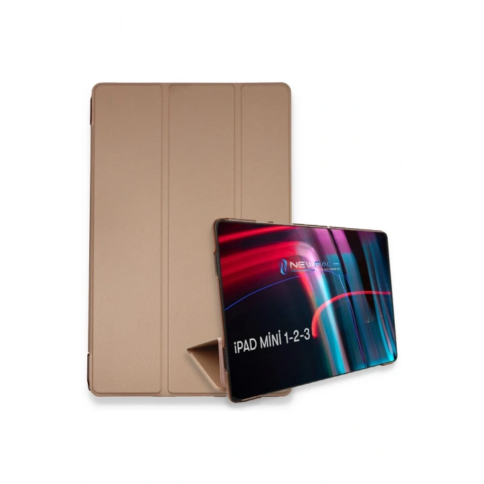 Mey İthalat®   iPad Mini 3 Kılıf Tablet Smart Kılıf - Rose Gold