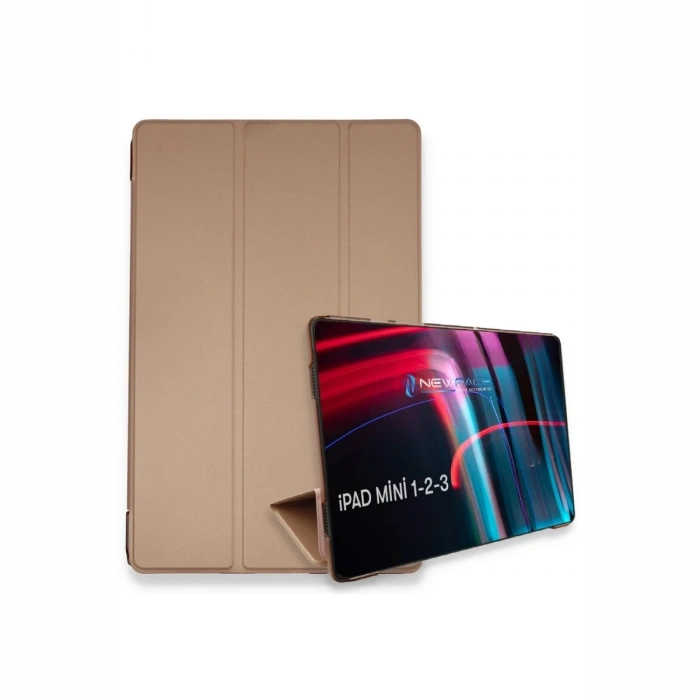 Mey İthalat®   iPad Mini 3 Kılıf Tablet Smart Kılıf - Rose Gold