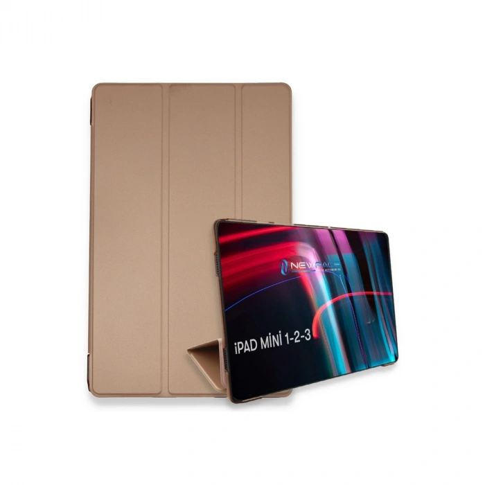 Mey İthalat®   iPad Mini 3 Kılıf Tablet Smart Kılıf - Rose Gold
