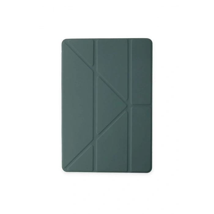 Mey İthalat®   iPad Pro 11 (2018) Kılıf Kalemlikli Mars Tablet Kılıfı - Koyu Yeşil