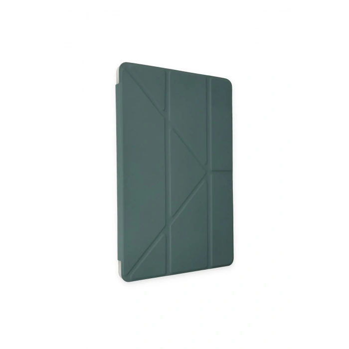 Mey İthalat®   iPad Pro 11 (2018) Kılıf Kalemlikli Mars Tablet Kılıfı - Koyu Yeşil