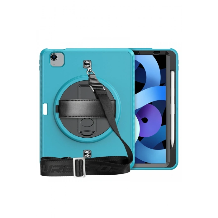 Mey İthalat®   iPad Pro 11 (2020) Kılıf Strap-C Otterbox Tablet Kapak - Mavi