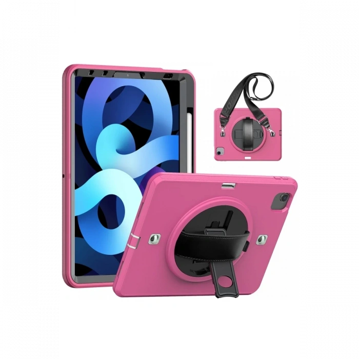 Mey İthalat®   iPad Pro 11 (2020) Kılıf Strap-C Otterbox Tablet Kapak - Pembe
