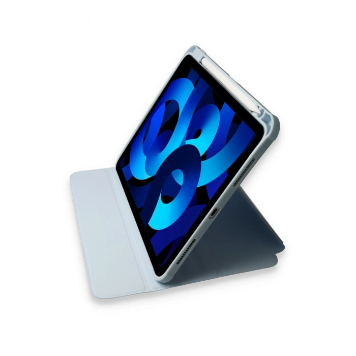 Mey İthalat®   iPad Pro 11 (2021) Kılıf Starling 360 Kalemlikli Tablet Kılıf - Mavi