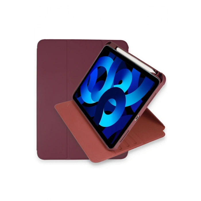 Mey İthalat®   iPad Pro 11 (2021) Kılıf Starling 360 Kalemlikli Tablet Kılıf - Mor