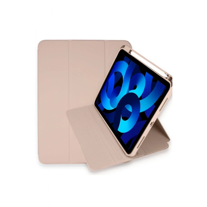 Mey İthalat®   iPad Pro 11 (2021) Kılıf Starling 360 Kalemlikli Tablet Kılıf - Rose Gold