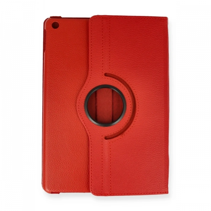 Mey İthalat®   iPad Pro 13 (2024) Kılıf 360 Tablet Deri Kılıf - Kırmızı