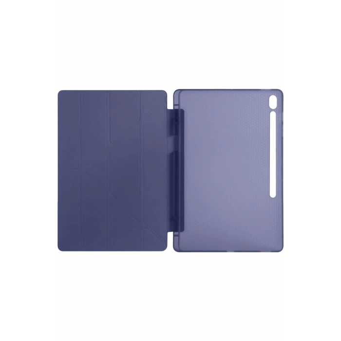 Mey İthalat®   iPad Pro 13 (2024) Kılıf Kalemlikli Hugo Tablet Kılıfı - Lacivert