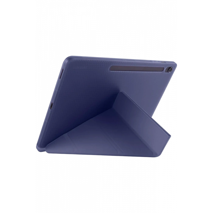 Mey İthalat®   iPad Pro 13 (2024) Kılıf Kalemlikli Hugo Tablet Kılıfı - Lacivert