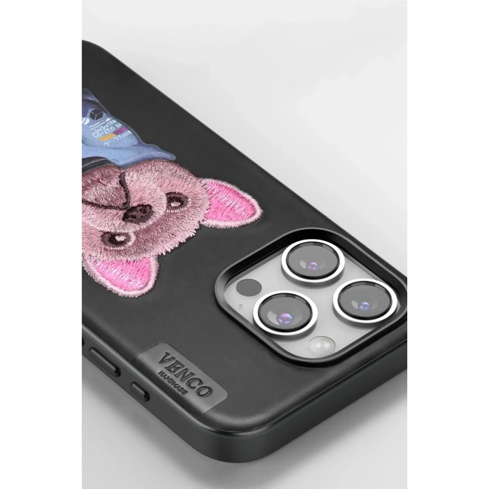 Mey İthalat®   iPhone 11 Cute Desenli Kapak - Siyah