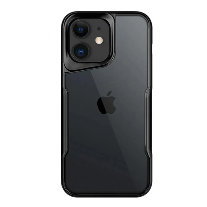 Mey İthalat®   iPhone 11 Kılıf Boyi Silikon Kapak - Siyah