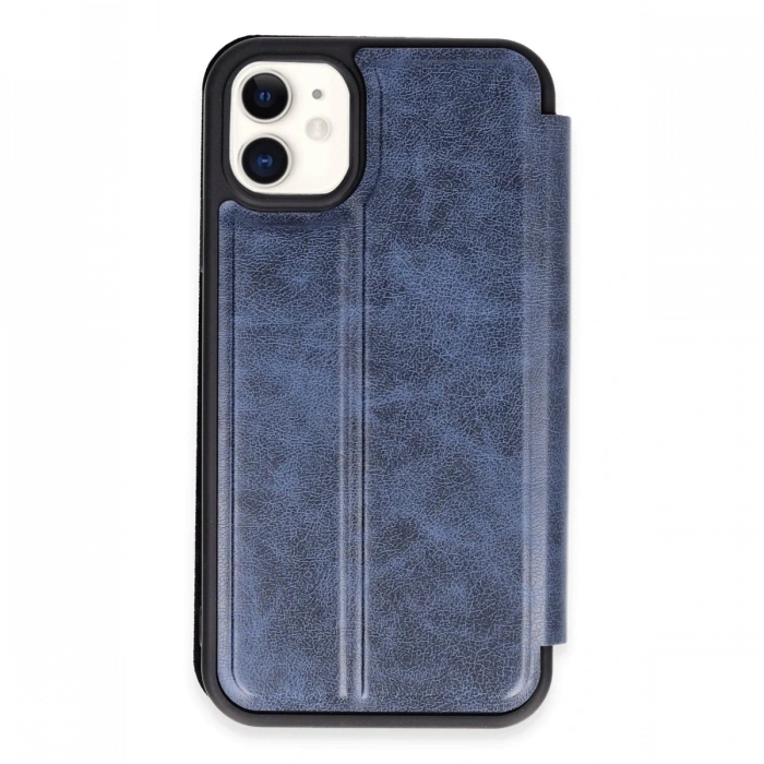 Mey İthalat®   iPhone 11 Kılıf Flip Cover - Lacivert