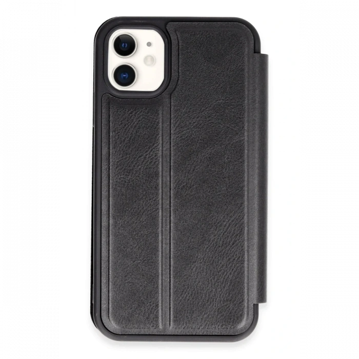 Mey İthalat®   iPhone 11 Kılıf Flip Cover - Siyah