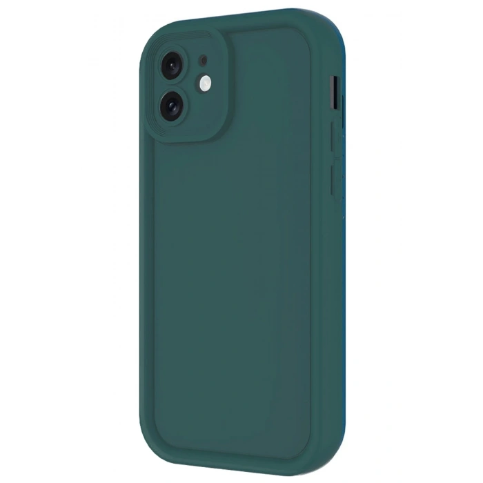 Mey İthalat®   iPhone 11 Kılıf Viera Silikon - Koyu Yeşil