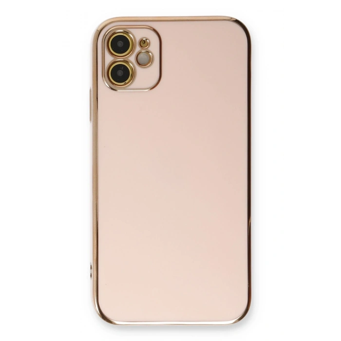 Mey İthalat®   iPhone 11 Kılıf Volet Silikon - Pembe