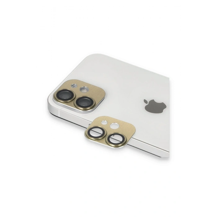 Mey İthalat®   iPhone 11 Pers Alüminyum Kamera Lens - Gold
