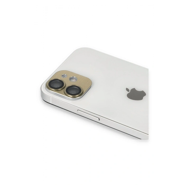 Mey İthalat®   iPhone 11 Pers Alüminyum Kamera Lens - Gold