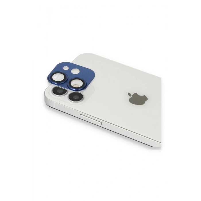 Mey İthalat®   iPhone 11 Pers Alüminyum Kamera Lens - Lacivert