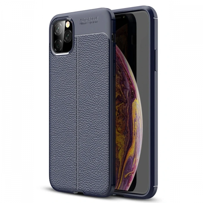 Mey İthalat®   iPhone 11 Pro Kılıf Auto Focus Kapak - Lacivert