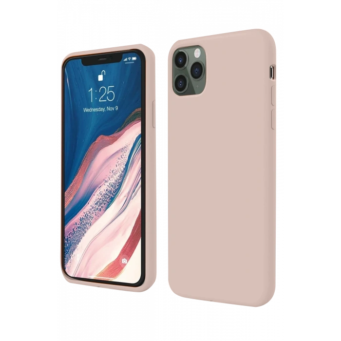 Mey İthalat®   iPhone 11 Pro Kılıf First Silikon - Rose Gold