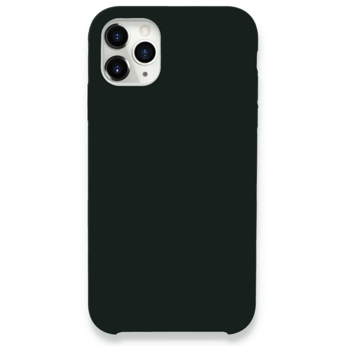 Mey İthalat®   iPhone 11 Pro Kılıf Lansman Legant Silikon - Koyu Yeşil