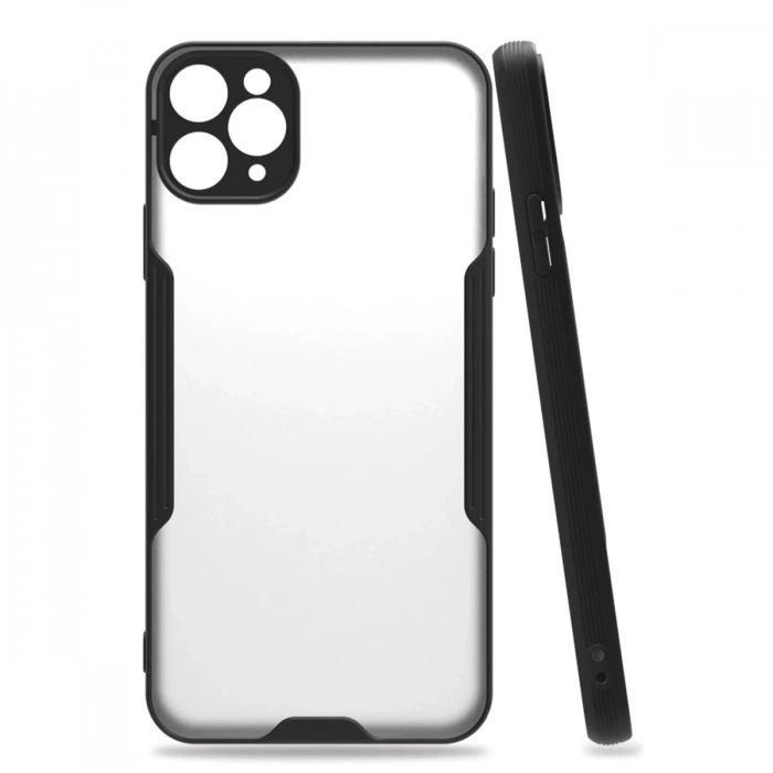Mey İthalat®   iPhone 11 Pro Kılıf Platin Silikon - Siyah