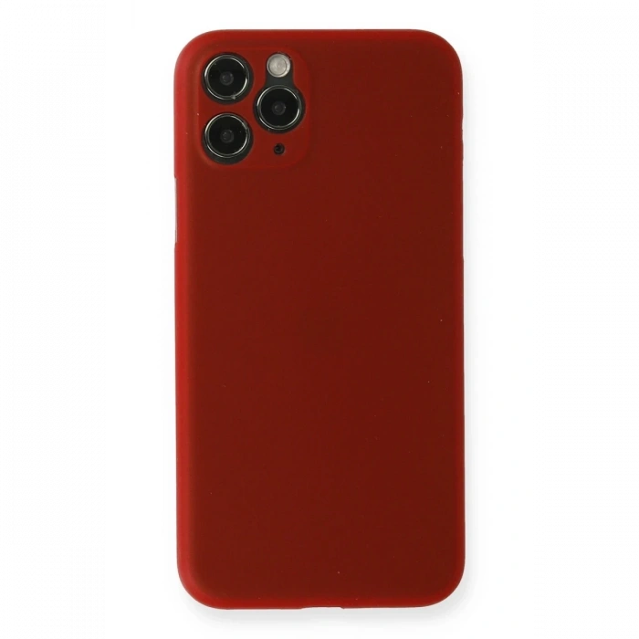 Mey İthalat®   iPhone 11 Pro Kılıf PP Ultra İnce Kapak - Kırmızı