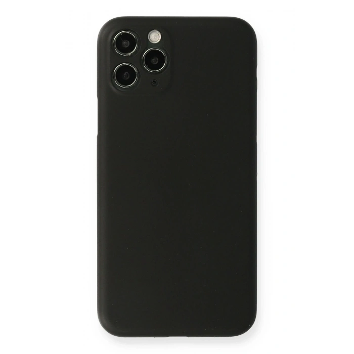 Mey İthalat®   iPhone 11 Pro Kılıf PP Ultra İnce Kapak - Siyah