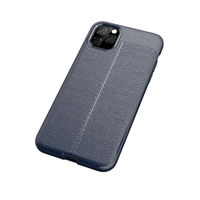 Mey İthalat®   iPhone 11 Pro Max Kılıf Auto Focus Kapak - Lacivert