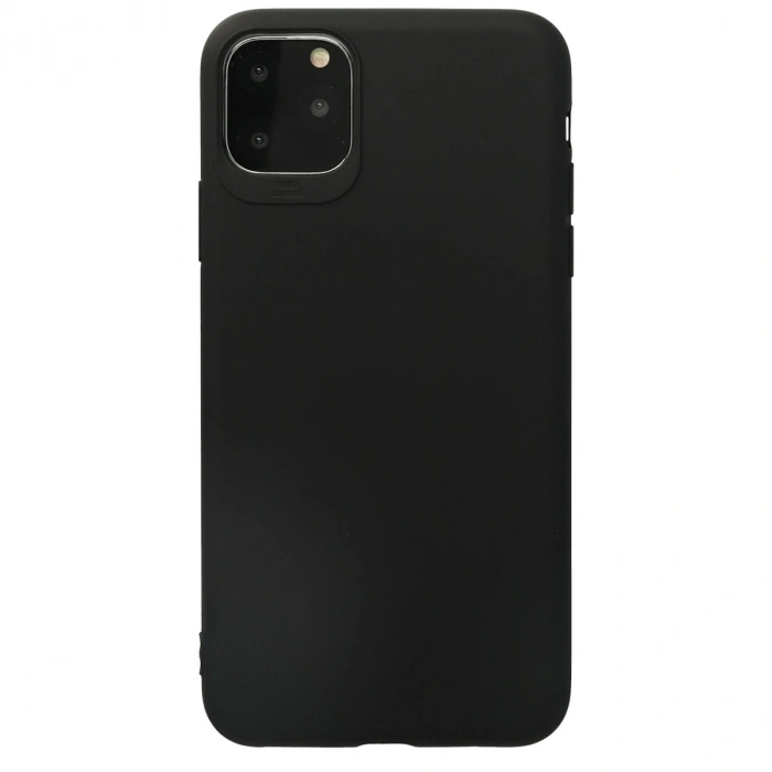 Mey İthalat®   iPhone 11 Pro Max Kılıf First Silikon - Siyah