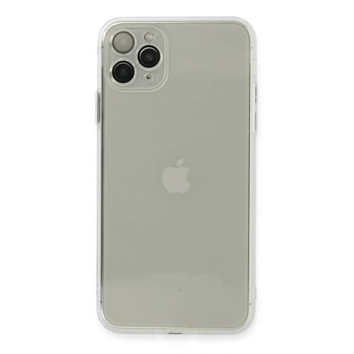 Mey İthalat®   iPhone 11 Pro Max Kılıf Fly Lens Silikon - Şeffaf