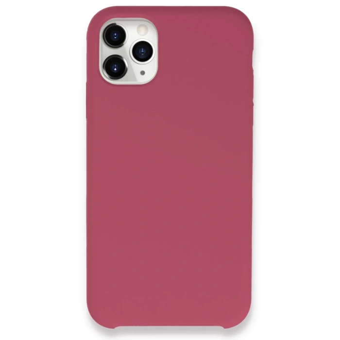 Mey İthalat®   iPhone 11 Pro Max Kılıf Lansman Legant Silikon - Fuşya