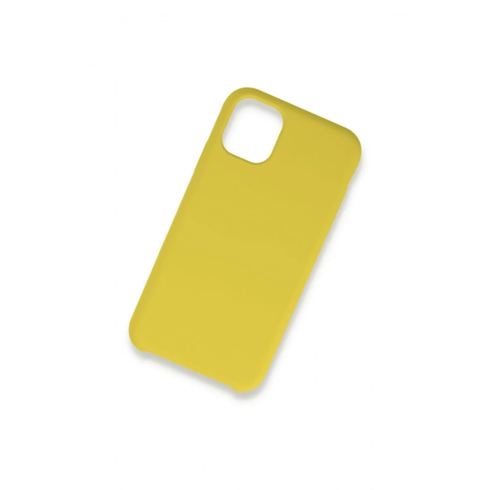Mey İthalat®   iPhone 11 Pro Max Kılıf Lansman Legant Silikon - Sarı