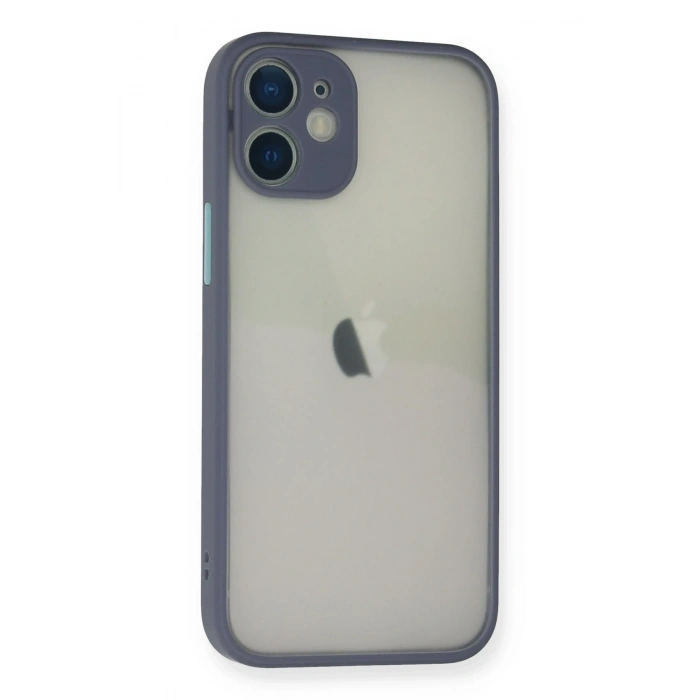 Mey İthalat®   iPhone 11 Pro Max Kılıf Montreal Silikon Kapak - Gri