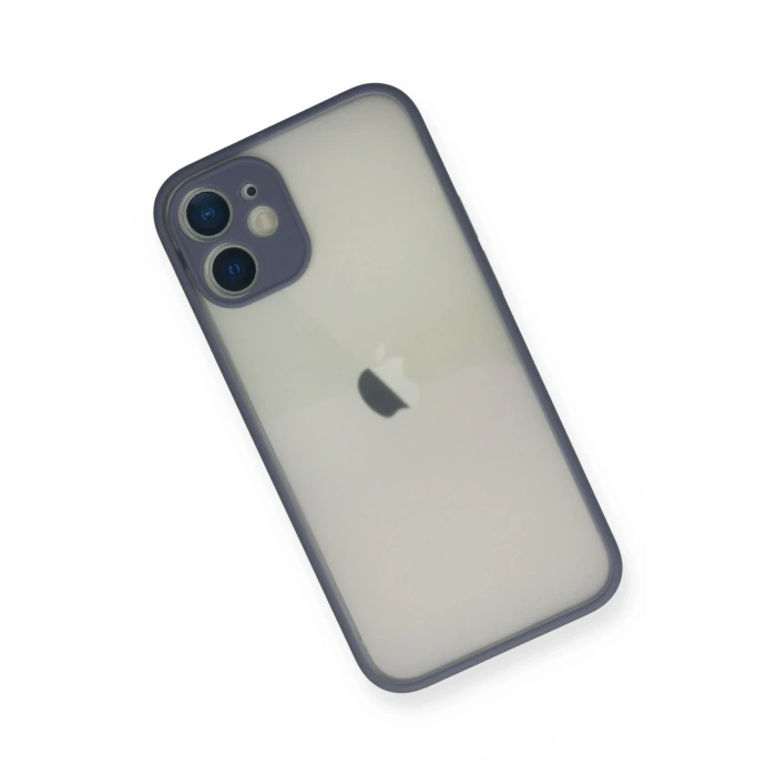 Mey İthalat®   iPhone 11 Pro Max Kılıf Montreal Silikon Kapak - Gri