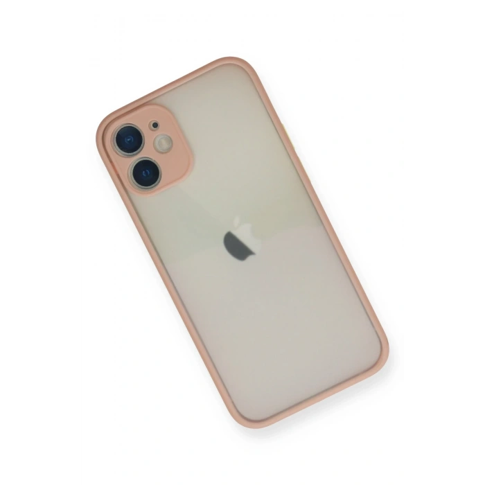 Mey İthalat®   iPhone 11 Pro Max Kılıf Montreal Silikon Kapak - Pembe