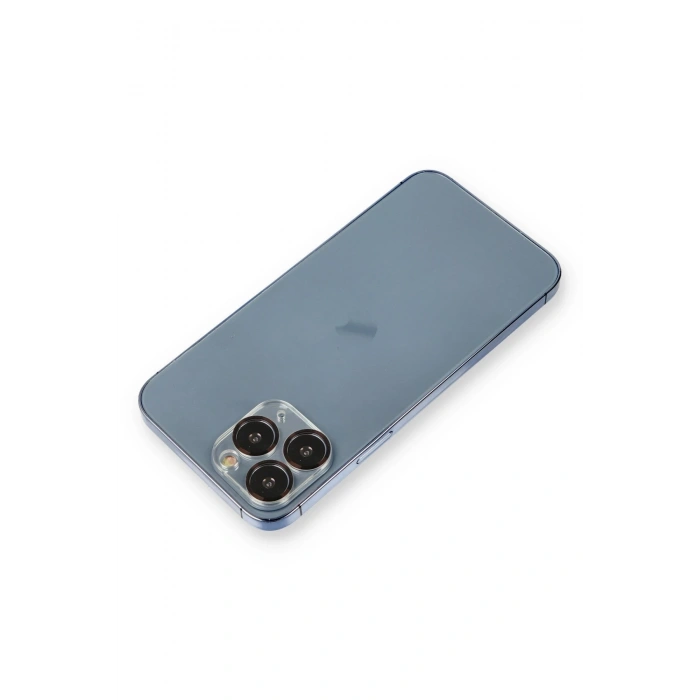 Mey İthalat®   iPhone 11 Pro Max Metal Kamera Lens Koruma Cam - Siyah