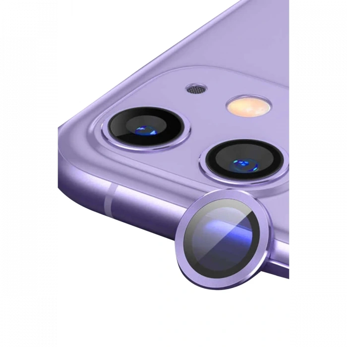 Mey İthalat®   iPhone 11 Raze Metal Kamera Lens - Mor