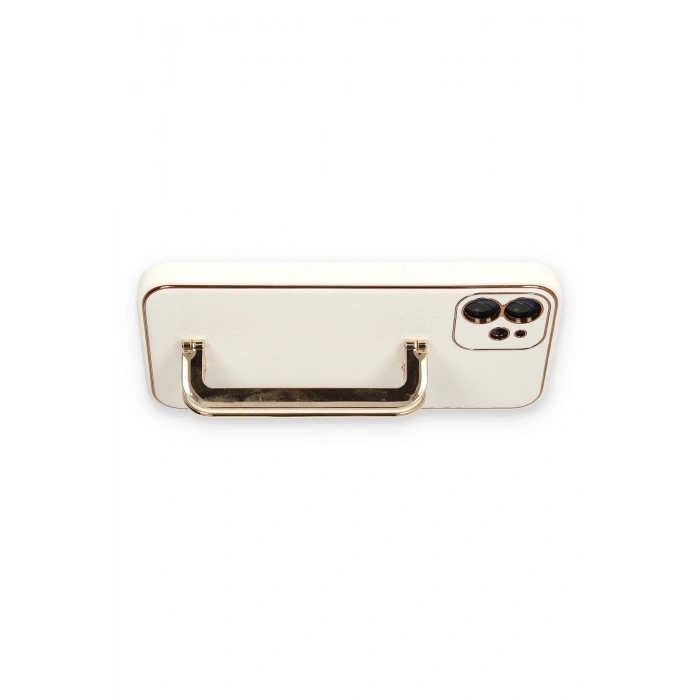 Mey İthalat®   iPhone 12 Kılıf Coco Elit Kapak - Beyaz