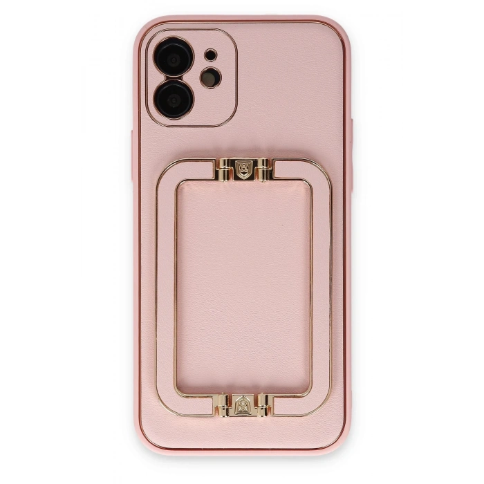 Mey İthalat®   iPhone 12 Kılıf Coco Elit Kapak - Pembe