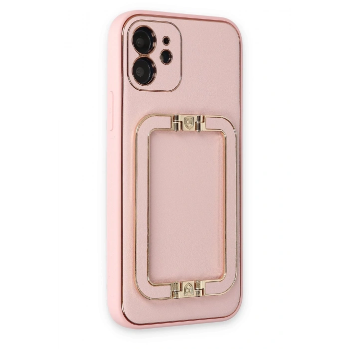 Mey İthalat®   iPhone 12 Kılıf Coco Elit Kapak - Pembe