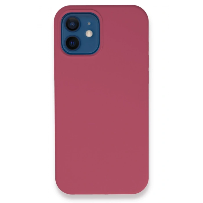 Mey İthalat®   iPhone 12 Kılıf Lansman Legant Silikon - Fuşya