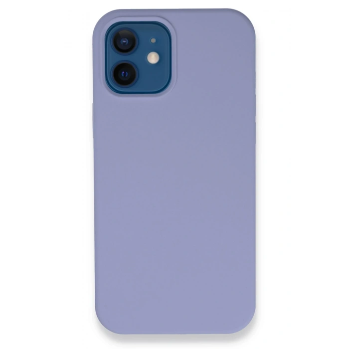 Mey İthalat®   iPhone 12 Kılıf Lansman Legant Silikon - Lila