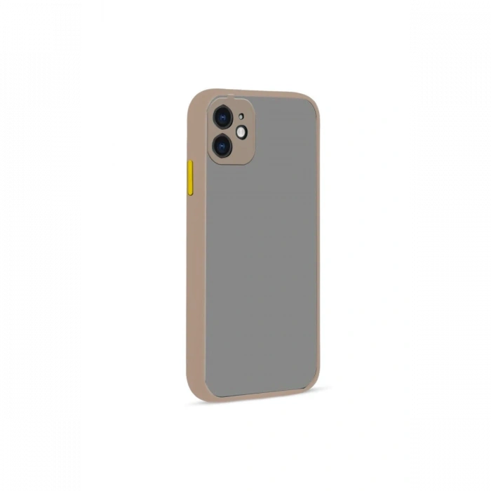 Mey İthalat®   iPhone 12 Kılıf Montreal Silikon Kapak - Pembe