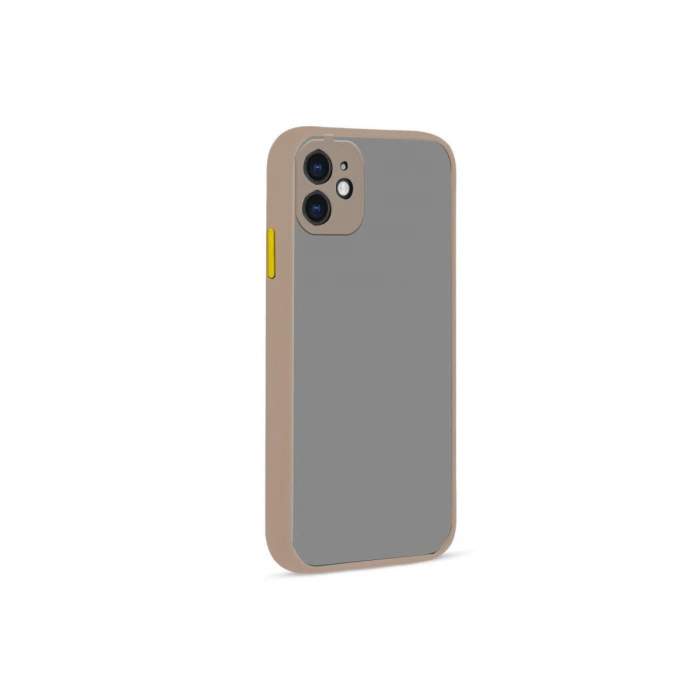 Mey İthalat®   iPhone 12 Kılıf Montreal Silikon Kapak - Pembe