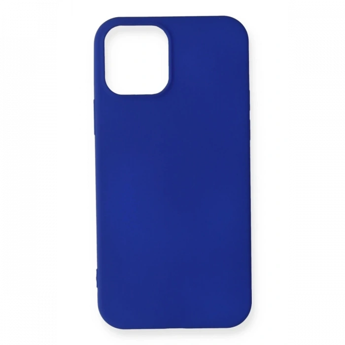 Mey İthalat®   iPhone 12 Mini Kılıf First Silikon - Lacivert