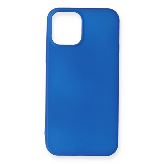 Mey İthalat®   iPhone 12 Mini Kılıf First Silikon - Mavi