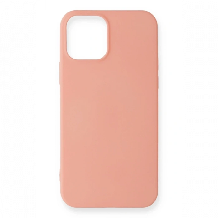 Mey İthalat®   iPhone 12 Mini Kılıf First Silikon - Pudra